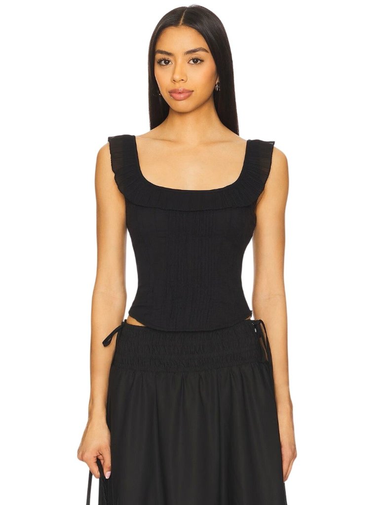 Heartloom Gisela Top In Black Xsmall New Womens Sleevless Tank